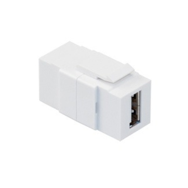 Leviton COAXIAL CONNECTORS CONN USB FDTHRU WH 40835-W